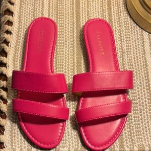 Talbots Women’s Pink Slides Size 6